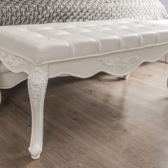 Банкетка Мишель (белый матовый) в Чайковском - chaykovskiy.mebel24.online | фото 4