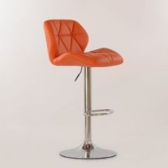 Барный стул Barneo N-85 Diamond оранжевый в Чайковском - chaykovskiy.mebel24.online | фото 2