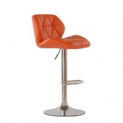 Барный стул Barneo N-85 Diamond оранжевый в Чайковском - chaykovskiy.mebel24.online | фото