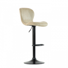 Барный стул Barneo N-86 Time / Black / VPU Beige Vintage PK970-1 в Чайковском - chaykovskiy.mebel24.online | фото