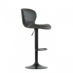 Барный стул Barneo N-86 Time / Black / VPU Dark Gray Vintage серый винтаж 970-11 в Чайковском - chaykovskiy.mebel24.online | фото