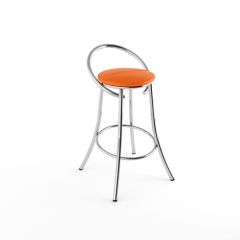 Барный стул Фуриант оранжевый-843 в Чайковском - chaykovskiy.mebel24.online | фото