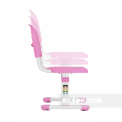 Комплект парта + стул трансформеры Cantare Pink в Чайковском - chaykovskiy.mebel24.online | фото 7