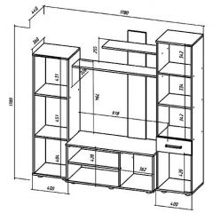 ИБИЦА Гостиная (ЯШС/ЯШТ) в Чайковском - chaykovskiy.mebel24.online | фото 2