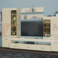 Гостиная Камелия Композиция 3 (Ясень Асахи) в Чайковском - chaykovskiy.mebel24.online | фото