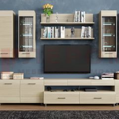 Гостиная Камелия Композиция 9 (Ясень Асахи) в Чайковском - chaykovskiy.mebel24.online | фото