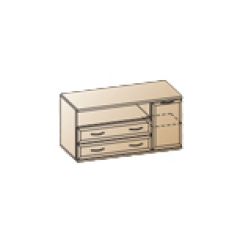Гостиная Карина Композиция 22 (Акация Молдау) в Чайковском - chaykovskiy.mebel24.online | фото 8