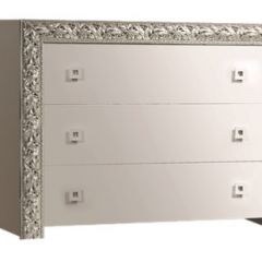 Комод Тиффани Premium слоновая кость/серебро (ТФКМ-1(П) в Чайковском - chaykovskiy.mebel24.online | фото
