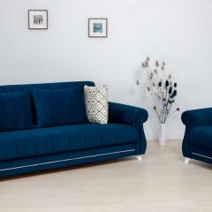 Комплект Роуз ТД 410 диван-кровать + кресло + комплект подушек в Чайковском - chaykovskiy.mebel24.online | фото 1