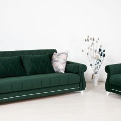 Комплект Роуз ТД 411 диван-кровать + кресло + комплект подушек в Чайковском - chaykovskiy.mebel24.online | фото