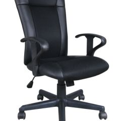 Кресло BRABIX "Optima MG-370" (экокожа/ткань, черное) 531580 в Чайковском - chaykovskiy.mebel24.online | фото