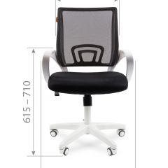 Кресло для оператора CHAIRMAN 696 white (ткань TW-10/сетка TW-05) в Чайковском - chaykovskiy.mebel24.online | фото 6