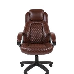 Кресло для руководителя  CHAIRMAN 432 (Экокожа коричневая) в Чайковском - chaykovskiy.mebel24.online | фото 2