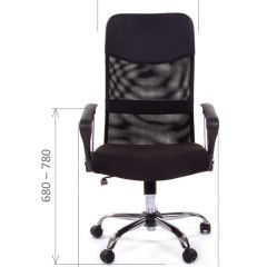 Кресло для руководителя CHAIRMAN 610 N (15-21 черный/сетка синий) в Чайковском - chaykovskiy.mebel24.online | фото 2