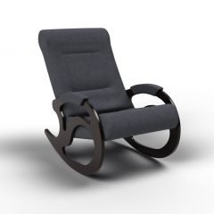 Кресло-качалка Вилла 11-Т-ГР (тканьвенге) ГРАФИТ в Чайковском - chaykovskiy.mebel24.online | фото 1