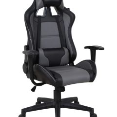 Кресло компьютерное BRABIX "GT Racer GM-100" (черное/серое) 531926 в Чайковском - chaykovskiy.mebel24.online | фото