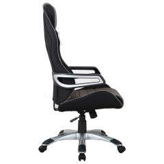 Кресло компьютерное BRABIX Techno GM-002 (ткань) черное/серое, вставки белые (531815) в Чайковском - chaykovskiy.mebel24.online | фото 4