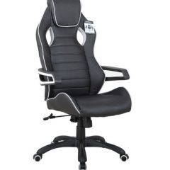 Кресло компьютерное BRABIX Techno Pro GM-003 (экокожа черное/серое, вставки серые) 531814 в Чайковском - chaykovskiy.mebel24.online | фото 2