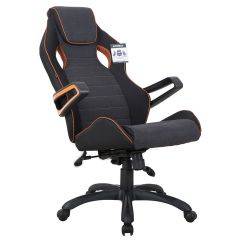 Кресло компьютерное BRABIX Techno Pro GM-003 (ткань черное/серое, вставки оранжевые) 531813 в Чайковском - chaykovskiy.mebel24.online | фото 8