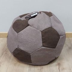 Кресло-мешок Мяч S (Savana Latte-Savana Chocolate) в Чайковском - chaykovskiy.mebel24.online | фото