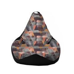 Кресло-мешок XL Snow Mango-Black в Чайковском - chaykovskiy.mebel24.online | фото