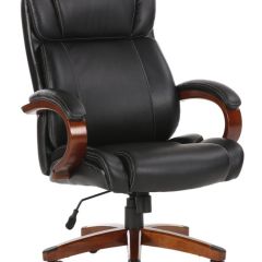 Кресло офисное BRABIX PREMIUM "Magnum EX-701" (дерево, рециклированная кожа, черное) 531827 в Чайковском - chaykovskiy.mebel24.online | фото