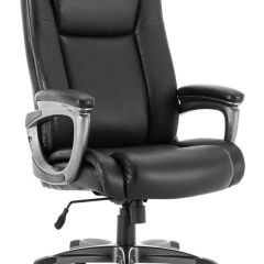 Кресло офисное BRABIX PREMIUM "Solid HD-005" (рециклированная кожа, черное) 531941 в Чайковском - chaykovskiy.mebel24.online | фото