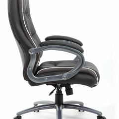 Кресло офисное BRABIX PREMIUM "Strong HD-009" (экокожа черная, ткань серая) 531945 в Чайковском - chaykovskiy.mebel24.online | фото 3