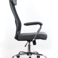 Кресло офисное BRABIX "Flight EX-540" (хром, ткань, сетка, серое) 531848 в Чайковском - chaykovskiy.mebel24.online | фото 3