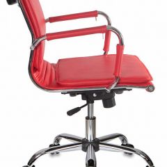 Кресло руководителя Бюрократ CH-993-LOW/RED красный в Чайковском - chaykovskiy.mebel24.online | фото 2