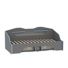 Кровать 11.03 Индиго + орт. основание (900*2000) в Чайковском - chaykovskiy.mebel24.online | фото