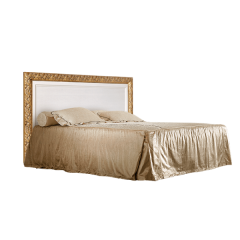 Кровать 2-х спальная (1,4 м) Тиффани штрих-лак/золото с подъемным механизмом (ТФКР140-2[7]) в Чайковском - chaykovskiy.mebel24.online | фото