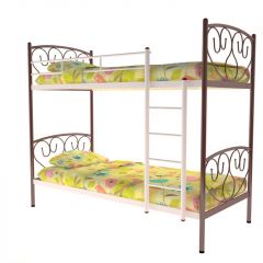 Кровать 2-х ярусная Злата 800*2000 (МилСон) в Чайковском - chaykovskiy.mebel24.online | фото 3