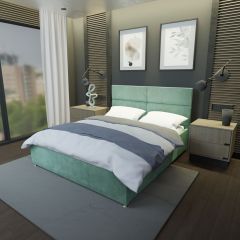 Кровать Аврора Решетка+ПМ (1600) *БЕЗ ДНА в Чайковском - chaykovskiy.mebel24.online | фото