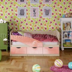 Кровать Бабочки (Розовый металлик) 1800 в Чайковском - chaykovskiy.mebel24.online | фото