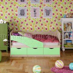 Кровать Бабочки (Салатовый матовый) 1600 в Чайковском - chaykovskiy.mebel24.online | фото
