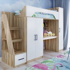 Кровать-чердак Тея + Шкаф-Пенал Тея в Чайковском - chaykovskiy.mebel24.online | фото 9
