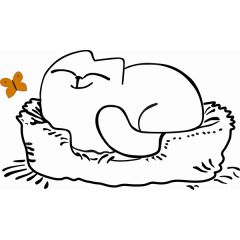 Кровать двухуровневая Кот № 900.1 ПРАВАЯ (туя светлая/белый) в Чайковском - chaykovskiy.mebel24.online | фото 2