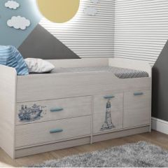 КАПРИЗ-16 Кровать 800 двухъярусная без рисунка в Чайковском - chaykovskiy.mebel24.online | фото 2