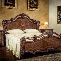 Кровать двуспальная Илона (1600) караваджо в Чайковском - chaykovskiy.mebel24.online | фото