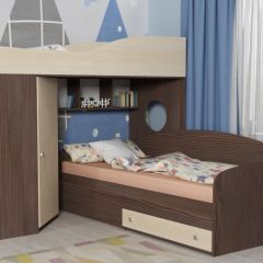 Кровать Кадет-2 с универсальной лестницей в Чайковском - chaykovskiy.mebel24.online | фото 2