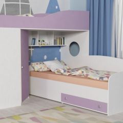 Кровать Кадет-2 с универсальной лестницей в Чайковском - chaykovskiy.mebel24.online | фото 3