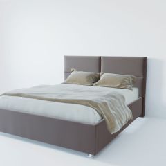 Кровать Корсика с ПМ 800 (велюр темно-серый) в Чайковском - chaykovskiy.mebel24.online | фото 2