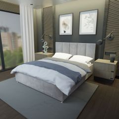 Кровать Мерида Решетка+ПМ+Дно (1800) в Чайковском - chaykovskiy.mebel24.online | фото