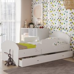 Кровать "Мозайка" на щитах + бортики + ящики в Чайковском - chaykovskiy.mebel24.online | фото 6