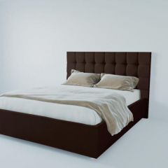 Кровать Венеция без основания 800 (экокожа коричневая) в Чайковском - chaykovskiy.mebel24.online | фото 1