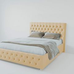 Кровать Версаль 800 без основания (экокожа бежевый) в Чайковском - chaykovskiy.mebel24.online | фото