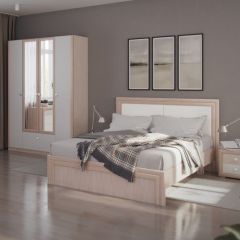 Кровать 1.6 Глэдис М31 с настилом и мягкой частью (ЯШС/Белый) в Чайковском - chaykovskiy.mebel24.online | фото 4