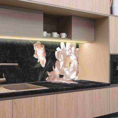 Кухонный фартук со столешницей (А-05) в едином стиле (3050 мм) в Чайковском - chaykovskiy.mebel24.online | фото 1