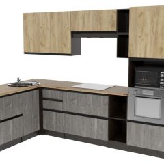 Кухонный гарнитур Адажио мега прайм 1500 х 2700 мм в Чайковском - chaykovskiy.mebel24.online | фото 3